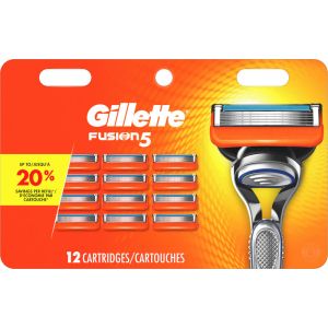 Gillette Fusion5 Men's Razor Blade Refills, 12 Count