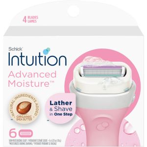 Schick Intuition Advanced Moisture Women's Razor Refills with Shea Butter