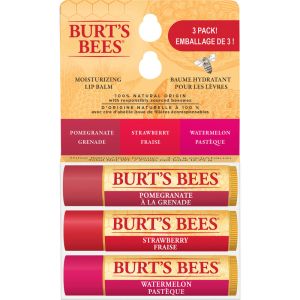 Burt's Bees 100% Natural Origin Lip Balm, Fruit Mix 3 Pack