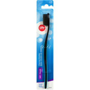 Life Brand Ultra Soft Charcoal Toothbrush