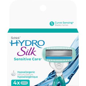 Schick Hydro Silk Sensitive Care Women's Razor Refills 4 Refills
