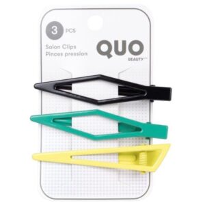 Quo Beauty Salon Clips Multi 3 ea