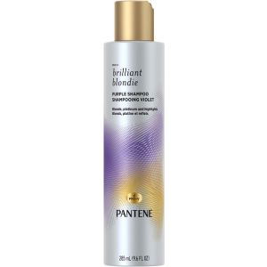 Pantene Brilliant Blondie Purple Shampoo for Blonde Dyed Hair, Paraben Free, 285 mL