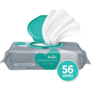 Pampers Expressions Multi-Use Fragrance-Free Baby Wipes
