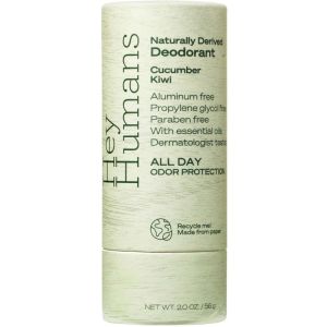 Hey Humans Aluminum-Free, Naturally Derived Deodorant - Cucumber Kiwi 2 oz