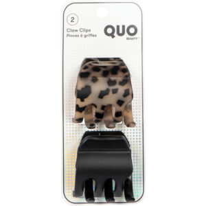 Quo Beauty 2pk Jaw Clip - Recyclable Hair Accessory