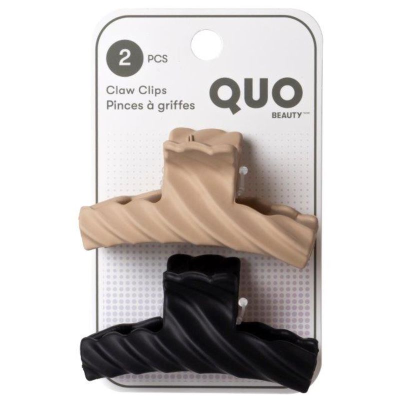 Quo Beauty Claw Clip Multi 2 ea