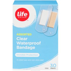 Life Brand LB Clear Waterproof Bandages