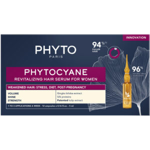 Phyto Paris PHYTOCYANE Revitalizing Hair Serum for Women 12 Vials