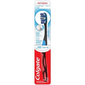 Colgate 360 Advanced Floss-Tip Adult Soft Toothbrush