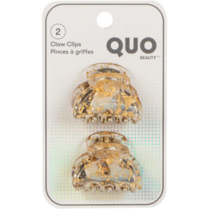 Quo Beauty 2pk Gold Foil Claw Clip