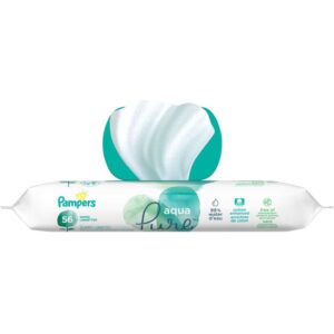 Pampers Aqua Pure Sensitive Baby Wipes - 56 Count