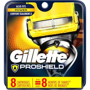 Gillette Fusion5 ProShield Men's Razor Blades, 8 Refills