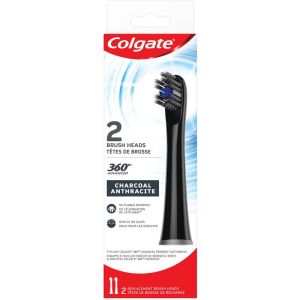 Colgate 360 Advanced Charcoal Battery Refills 2's