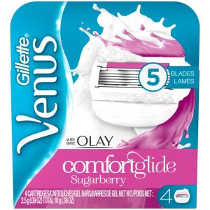 Venus ComfortGlide Plus Olay Sugarberry Women's Razor Blades