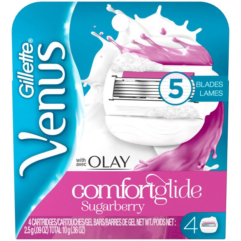 Venus ComfortGlide Plus Olay Sugarberry Women’s Razor Blades - CTC Health