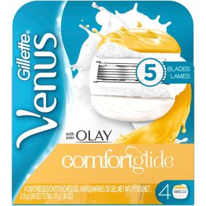 Venus ComfortGlide Plus Olay Coconut Women's Razor Blades - 4 Refills