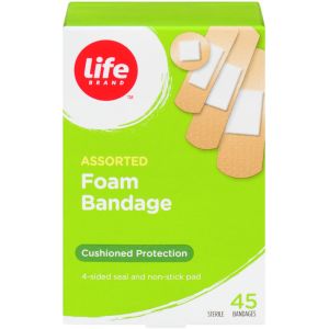 Life Brand LB Foam Assorted Bandages