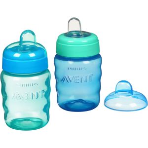 Avent My Easy Sippy Cup 9oz, Blue/Teal, 2pk