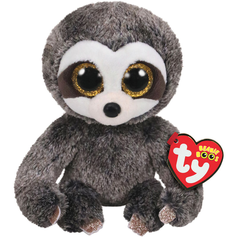 Beanie Boos Dangler-Grey Sloth Reg