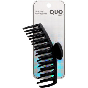 Quo Beauty Large Black Barrel Claw Clip