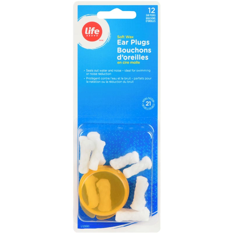 Life Brand Soft Wax Ear Plugs 1 ea