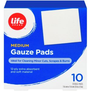 Life Brand LB Sterile Gauze Pads Medium - 1 ea