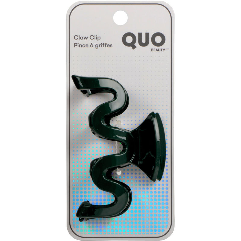 Quo Beauty Curved Dark Green Claw Clip