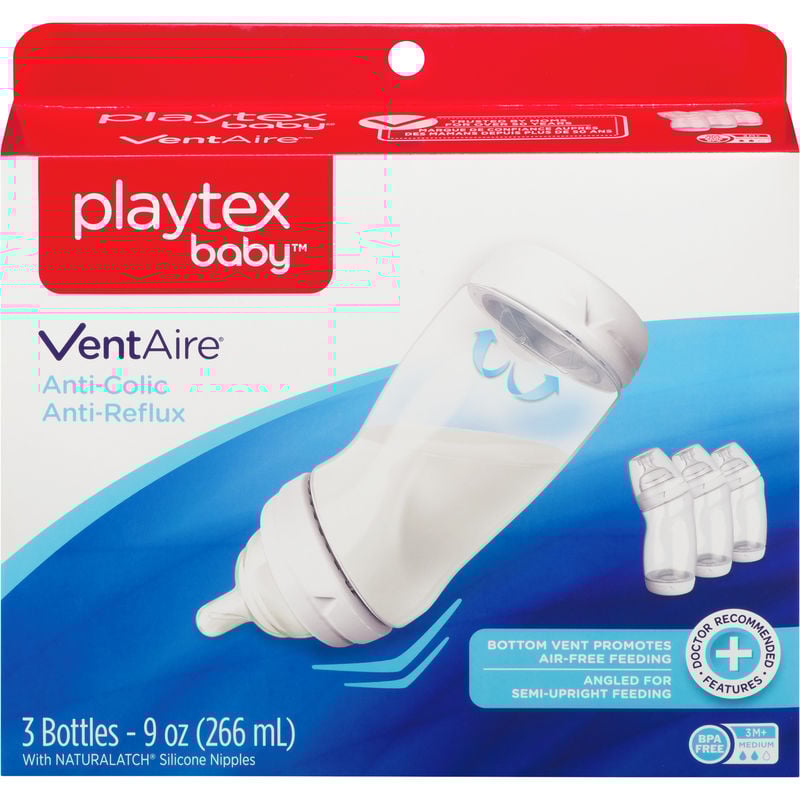 Playtex VentAire Bottle 9oz, 3pk