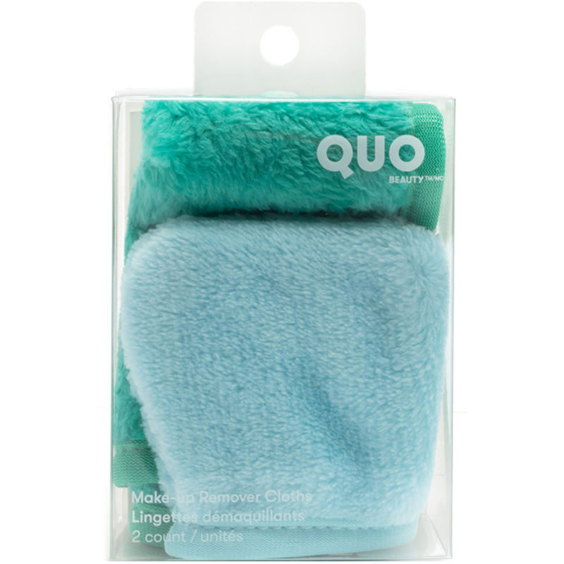 Quo Beauty Makeup Remover Cloths 2 Pieces