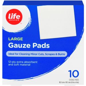Life Brand LB Sterile Pads 10 x 10 (Large) - 1 ea