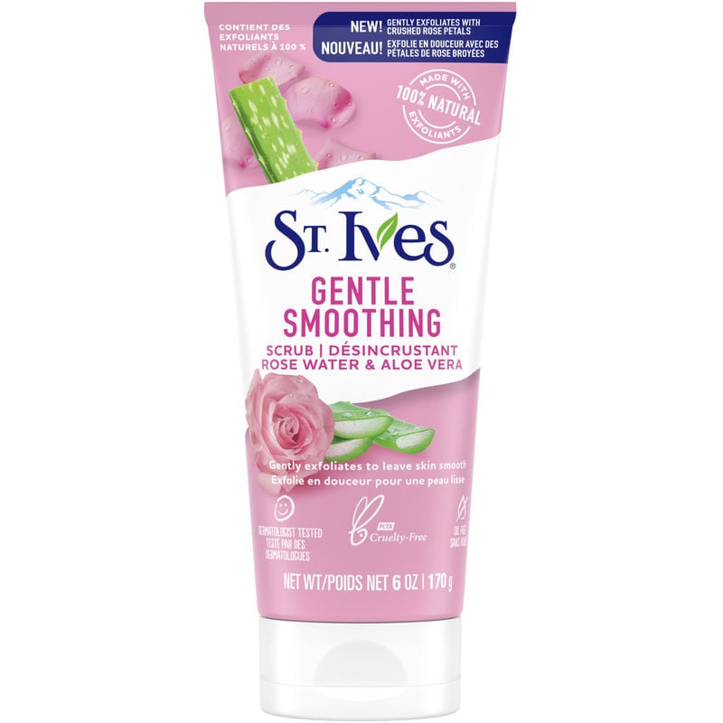 St. Ives Rose Water & Aloe Vera Gentle Smoothing Scrub