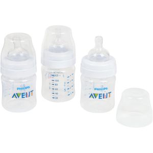 Philips Avent Anti-Colic Baby Bottles 4oz, 3pk