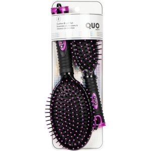 Quo Beauty 2pk Prof Cushion Brushes - Recyclable Hair Brushes