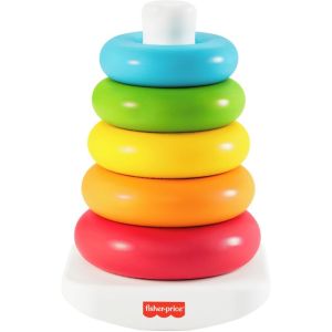 Fisher-Price Eco Rock-a-Stack - Plant-Based Classic Stacking Toy