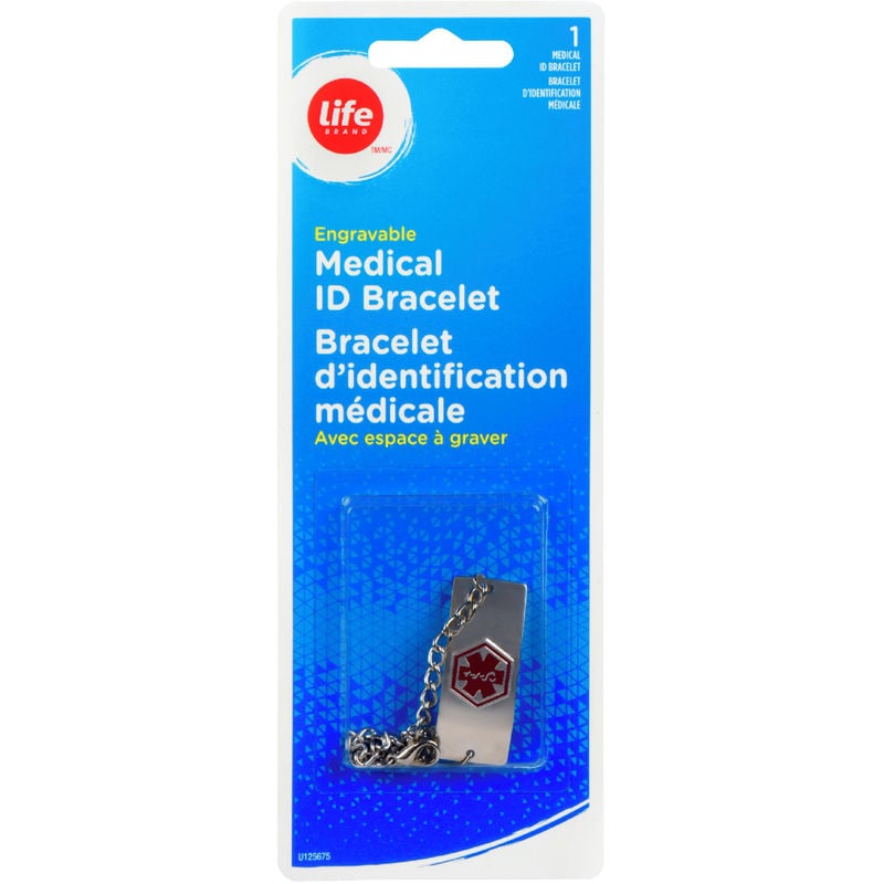 Life Brand Adult Medical ID Bracelet