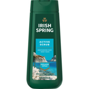 Irish Spring Active Scrub Body Wash for Men, 591 mL