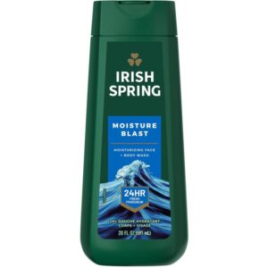 Irish Spring Moisture Blast Body Wash for Men, 591 mL