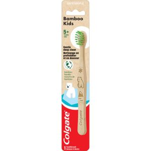 Colgate Kids Bamboo Toothbrush, Soft Kids Toothbrush 1 ea