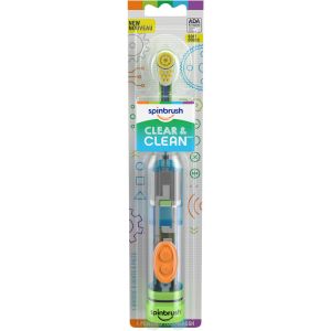 Spinbrush Clear & Clean Kids Battery-Powered Toothbrush