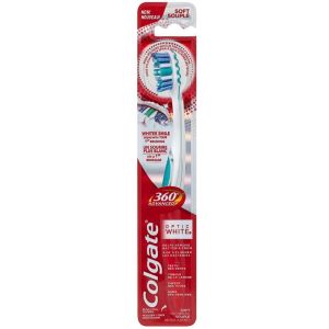 Colgate 360° Advanced Optic White Toothbrush - Soft Bristles