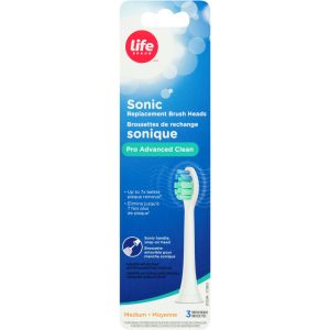 Life Brand LB Sonic Pro Advanced Clean Brush - Pack of 3