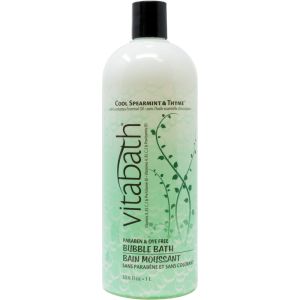 Vitabath Cool Spearmint & Thyme Bubble Bath 1L