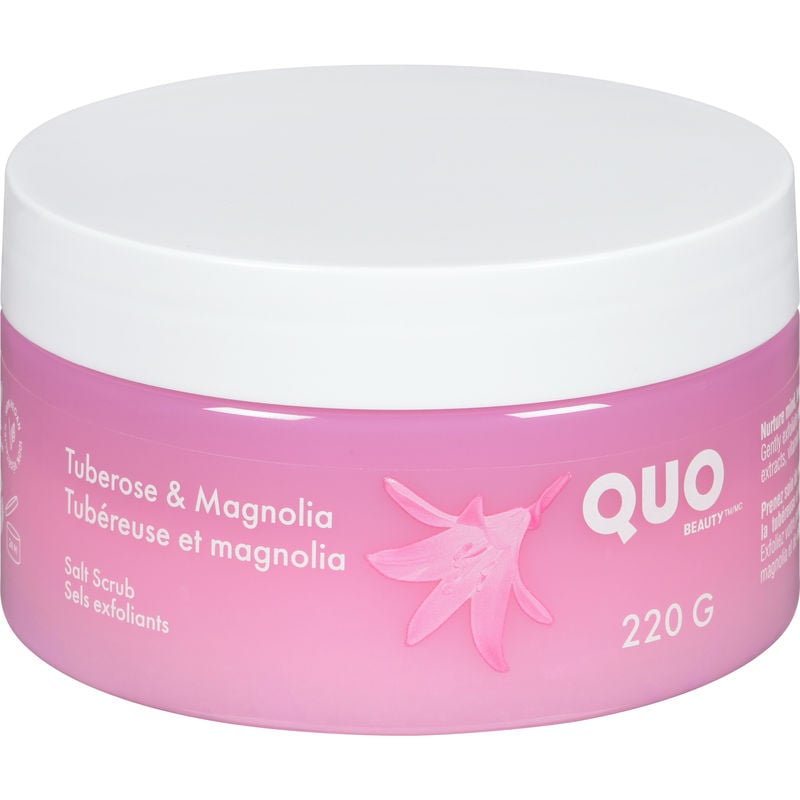 Quo Beauty Tuberose & Magnolia Salt Scrub 220 g