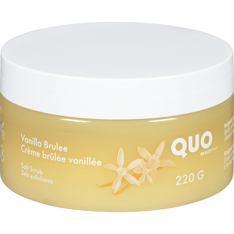 Quo Beauty Vanilla Brulee Salt Scrub 220 g