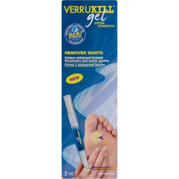 Verrukill Gel Extra Strength Wart Remover Pen - 2 mL Liquid - CTC Health