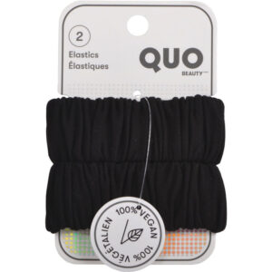 Quo Beauty Black Bamboo Ponytailers