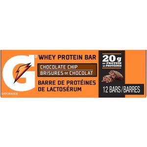 Gatorade Recovery Chocolate Chip Whey Protein Bars