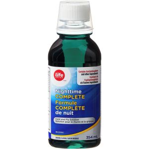 Life Brand Nighttime Complete Cold & Flu Liquid
