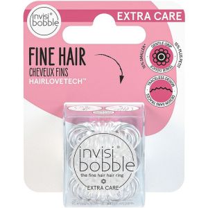 Invisibobble Extra Care Hair Ring, Crystal Clear